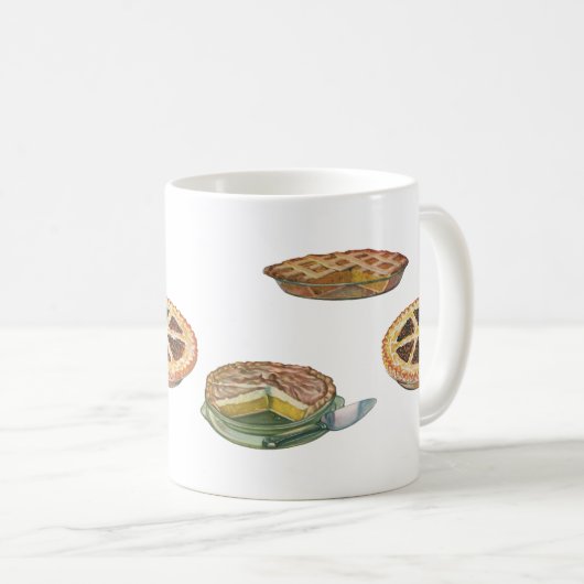 Klassieke desserts, Thanksgiving taarten, Pecan Po Koffiemok (Voorkant rechts)