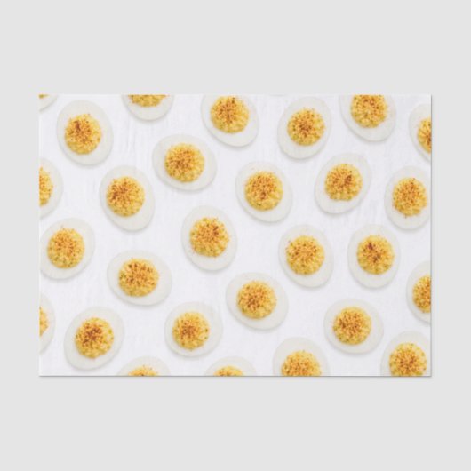 Klassieke Deviled Eggs Tissuepapier (Voorkant)