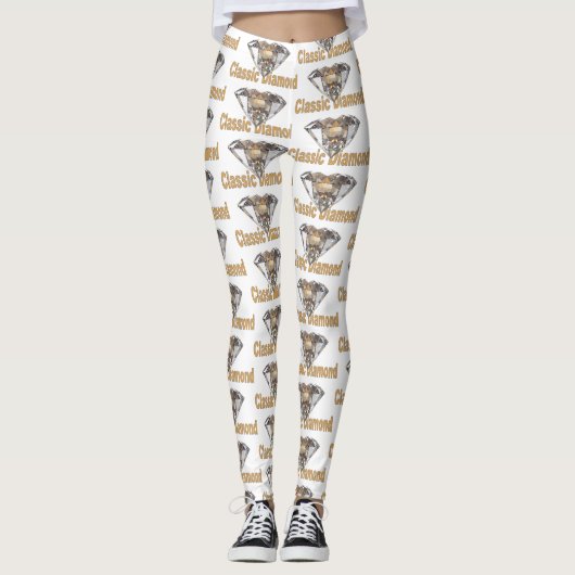 Klassieke diamant leggings (Voorkant)