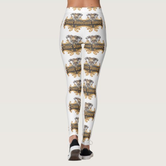 Klassieke diamant leggings (Achterkant)