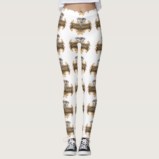 Klassieke diamant leggings (Voorkant)