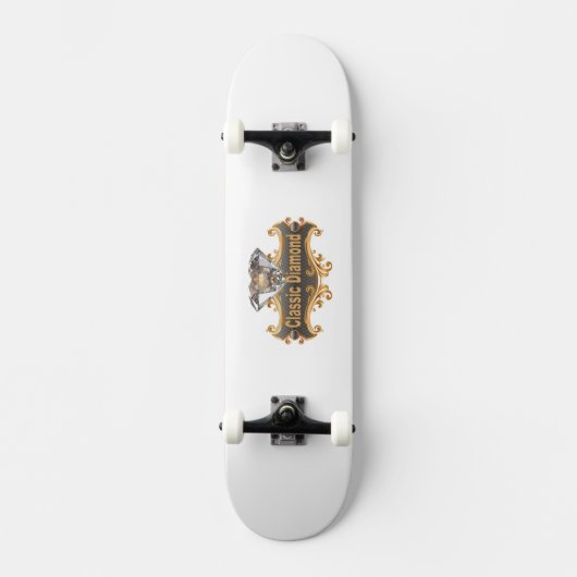 Klassieke diamant persoonlijk skateboard (Voorkant)