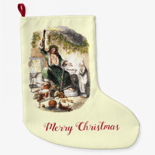 Klassieke Dickens Geest Een Kerstlied Vieren Grote Kerstsok