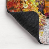 Klassieke dieselmotor in de Herfst Muismat (Hoek)