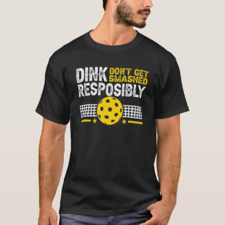 Klassieke Dink Verantwoordelijk Niet Laten Verplet T-shirt