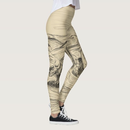 Klassieke dinosaurussen leggings (Rechts)