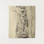 Klassieke dinosaurussen wandkleed (Voorkant)