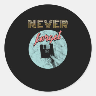 Klassieke diskettestation Diskette Diskette Disket Ronde Sticker