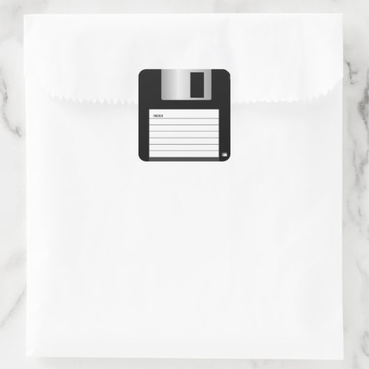 Klassieke diskettestation Sticker (Tas)
