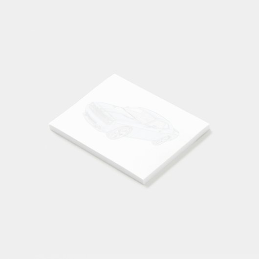 Klassieke dodge Challenger Mopar Musculair V8 Post-it® Notes (Schuin)