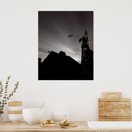 Klassieke Dominee Saucer 2 Poster (Keuken)