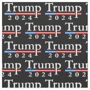 Klassieke Donald Trump 2024 patroon Stof
