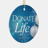 Klassieke Donate Life Keramisch Ornament (Rechts)