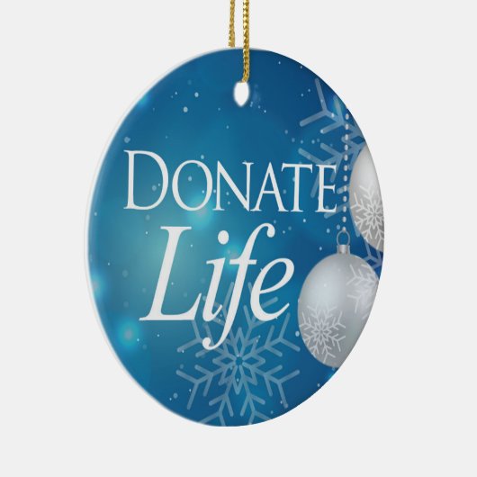 Klassieke Donate Life Keramisch Ornament (Rechts)