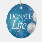 Klassieke Donate Life Keramisch Ornament (Links)