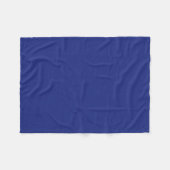Klassieke donkerblauwe accent fleece deken (Voorkant (Horizontaal))