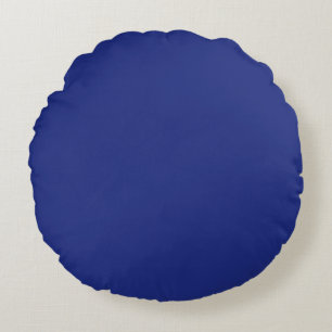 Klassieke donkerblauwe accent kussenhoes rond kussen
