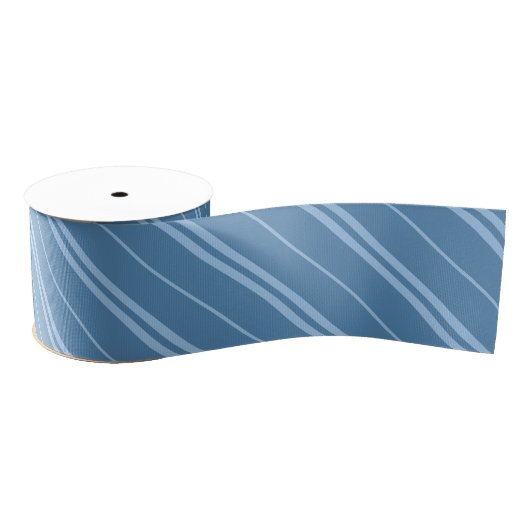 Klassieke, donkerblauwe scholierenschouderenpatroo grosgrain lint (Spoel)