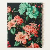 Klassieke donkere chemicaliën en blauwe en roze fl planner (Achterkant)