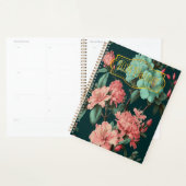 Klassieke donkere chemicaliën en blauwe en roze fl planner (Display)