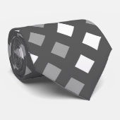 Klassieke donkergrijze speldenonisex Stropdas (Opgerold)
