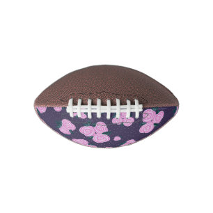 Klassieke donkerpaarse bloemen american football