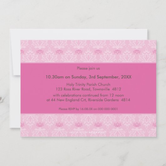 KLASSIEKE DOOP NODIGT UIT:: 2L KAART (Achterkant)