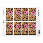 Klassieke Doughnut's Etiket (Full Sheet)