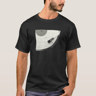 Klassieke draaiende vinylplaat, muziek van Hi Fi-l T-shirt