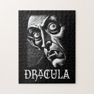 Klassieke Dracula  Gotische Vampier Halloween Legpuzzel