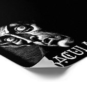 Klassieke Dracula Gotische Vampier Halloween Poster (Hoek)