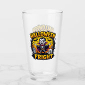 Klassieke Dracula Halloween Fright Glas (Voorkant)