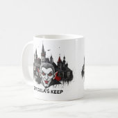 Klassieke Dracula Vampier Mok (Voorkant links)