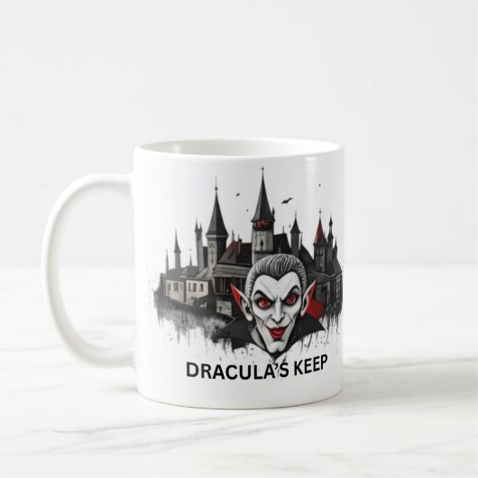 Klassieke Dracula Vampier Mok (Links)