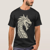 Klassieke Dragon Viking World Serpent u2013 Nordic T-shirt (Voorkant)