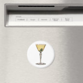 Klassieke Dranken, Martini Olijf Cocktail Magneet (Insitu (Vaatwasser))