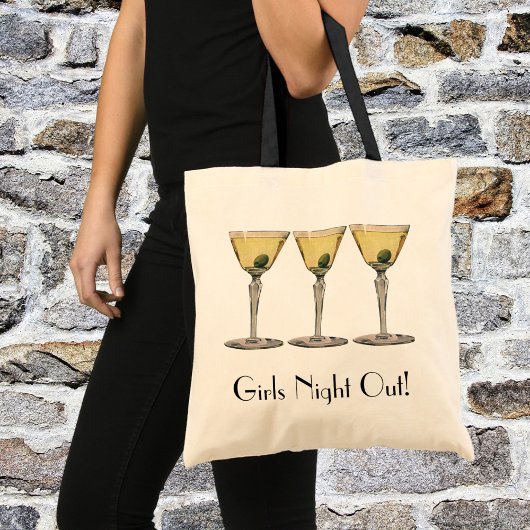 Klassieke Dranken, Martini Olijf Cocktail Tote Bag