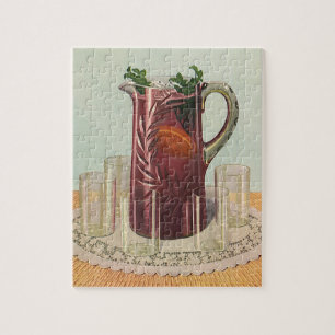 Klassieke drankjes en dranken, kan sangria legpuzzel