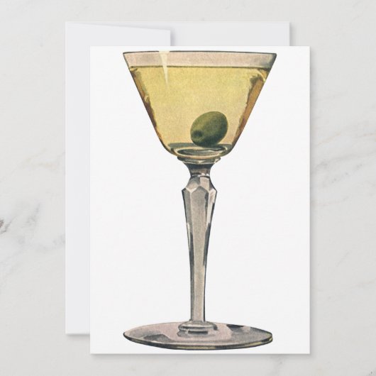 Klassieke drankjes, Martini Olijf Cocktail (Voorkant)