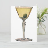 Klassieke drankjes, Martini Olijf Cocktail (Staand voorkant)