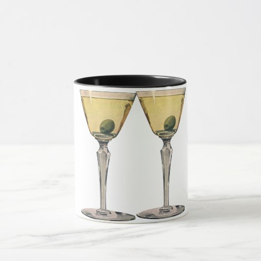 Klassieke drankjes, Martini Olijf Cocktail Mok (Midden)