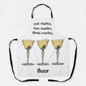 Klassieke drankjes, Martini Olijf Cocktail Schort (Voorkant)