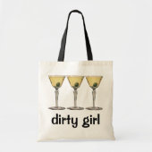 Klassieke drankjes, Martini Olijf Cocktail Tote Bag (Voorkant)