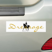 Klassieke dressage 7 bumpersticker (Op auto)