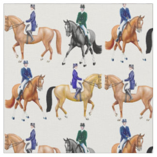 Klassieke dressage Horse Equestrian Fabric Stof