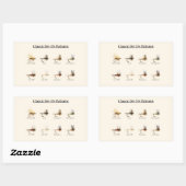 Klassieke droge vliegpatronen sticker – 8 patronen (Vel)