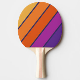 Klassieke Druif Regenboog Vette Strepen Tafeltennisbatje