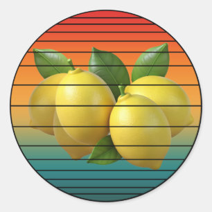 Klassieke druiven vruchten voedsel gezond veganist ronde sticker