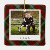 Klassieke, dubbelzijdige, persoonlijke foto keramisch ornament (Achterkant)