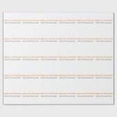 Klassieke Duidelijke Eenvoudige Schone Professione Cadeaupapier (Vlak)